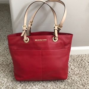 Red Michael Kors bag